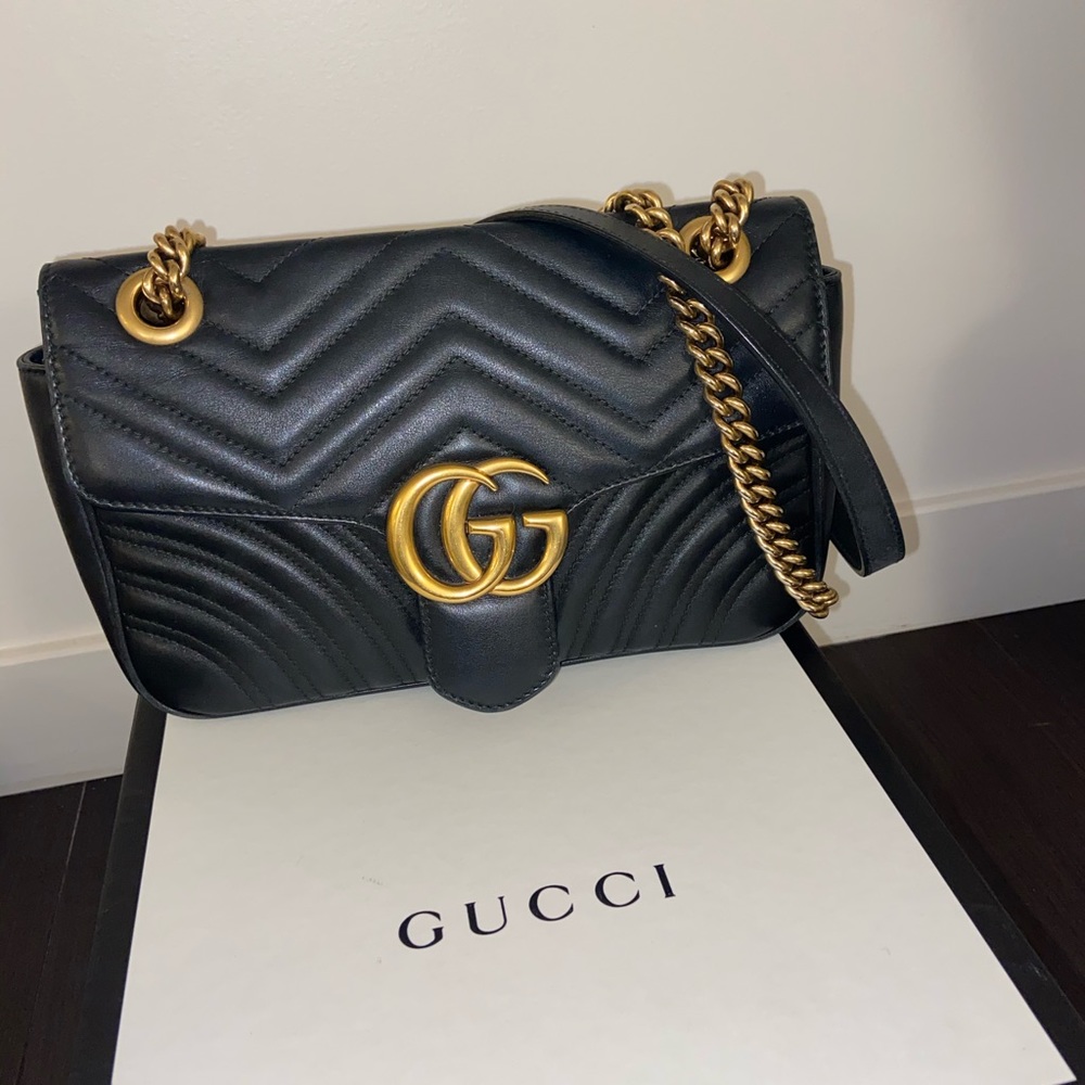 Gucci Medium Matelassé GG Marmont Bag